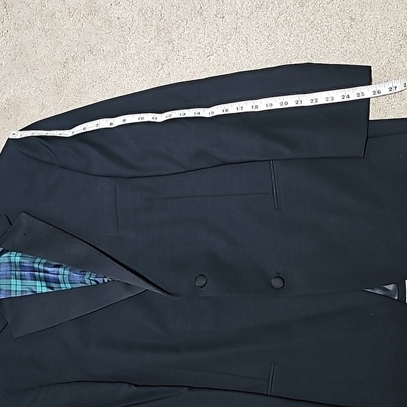 RALPH Lauren Mens Black Two Button 100% wool Blazer Jacket black - Picture 5 of 12